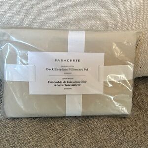 Parachute Bone Pillowcase Duo Brushed Cotton